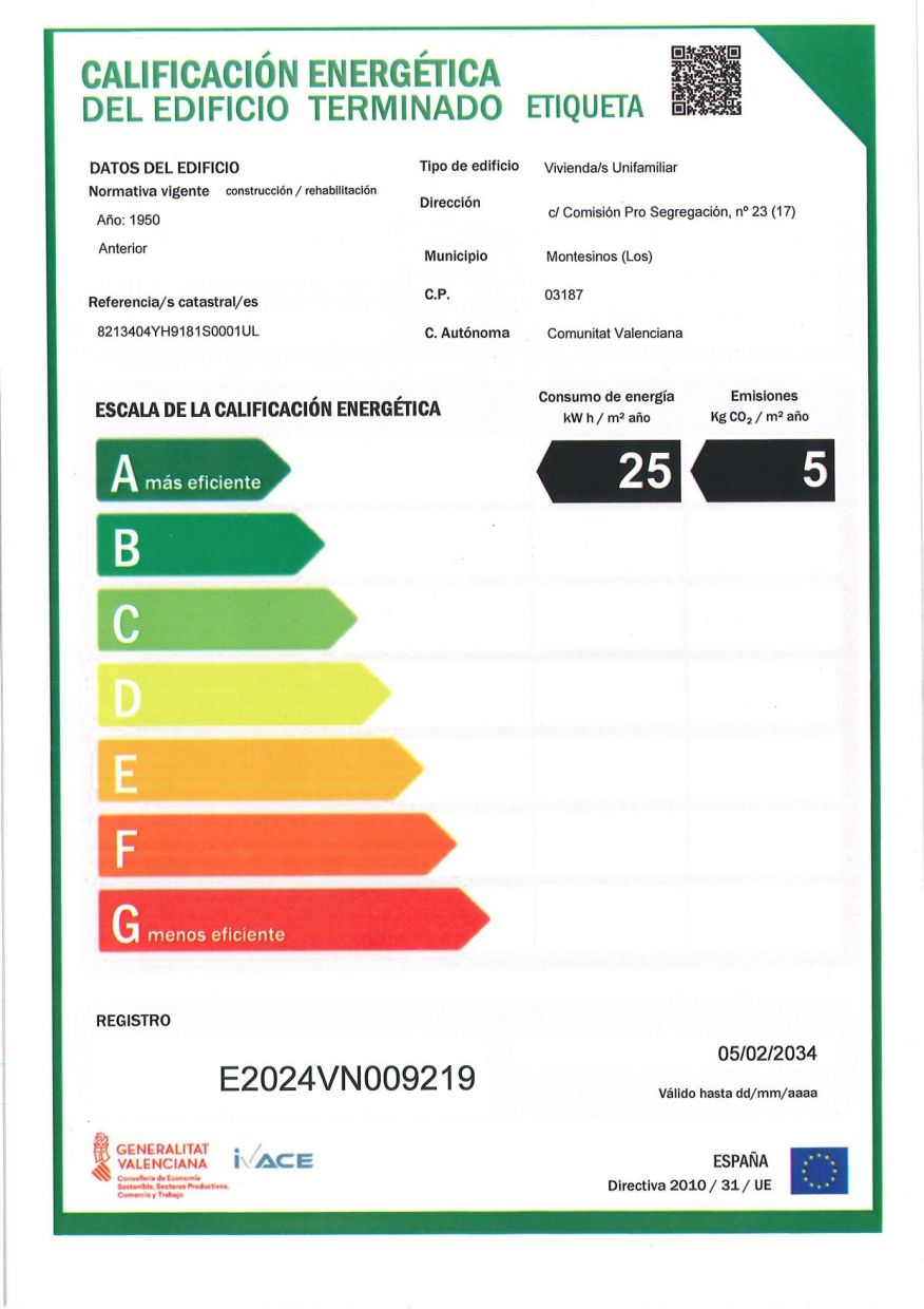 Villa en vente à Los Montesinos