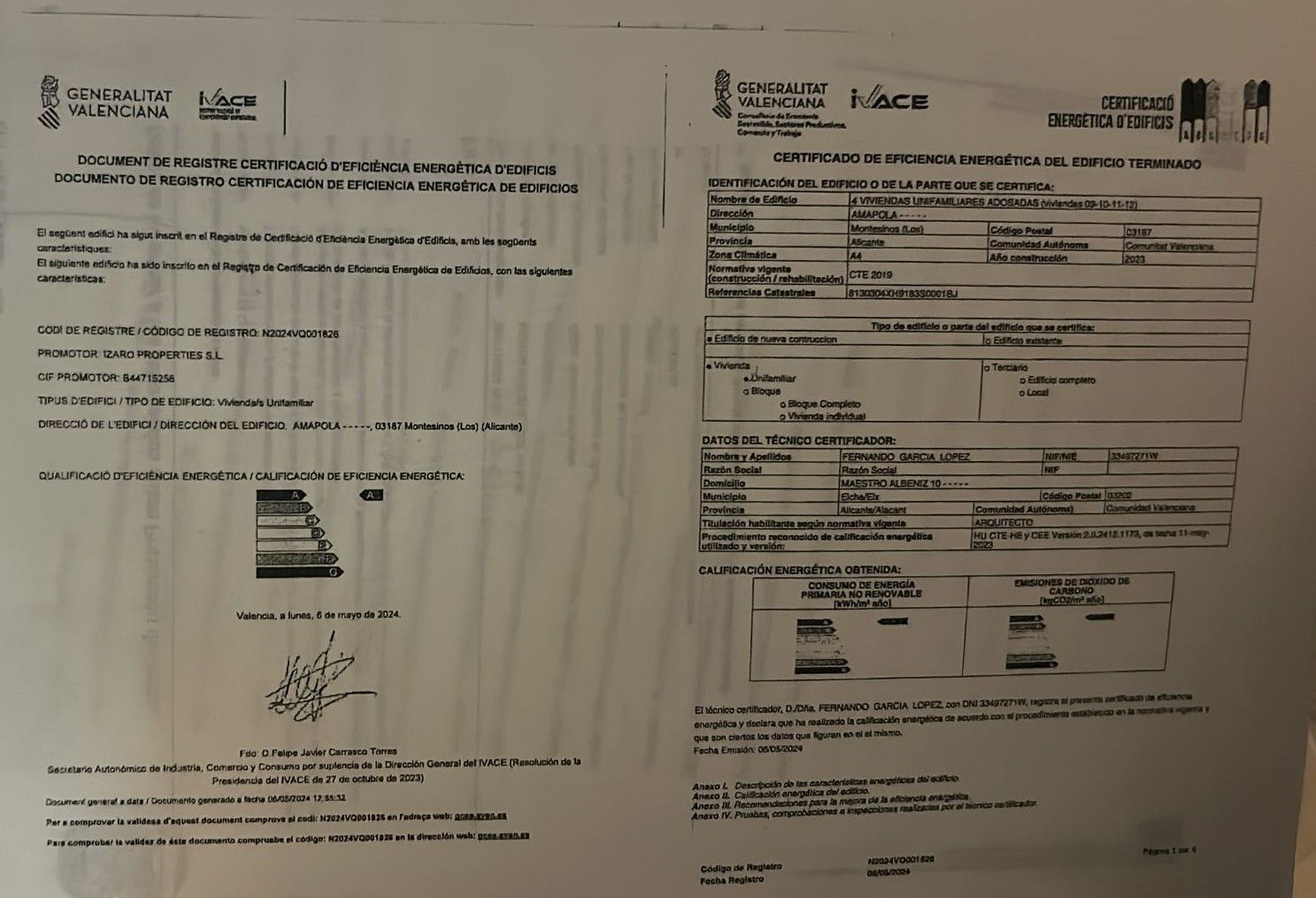 Casa en venta en Los Montesinos